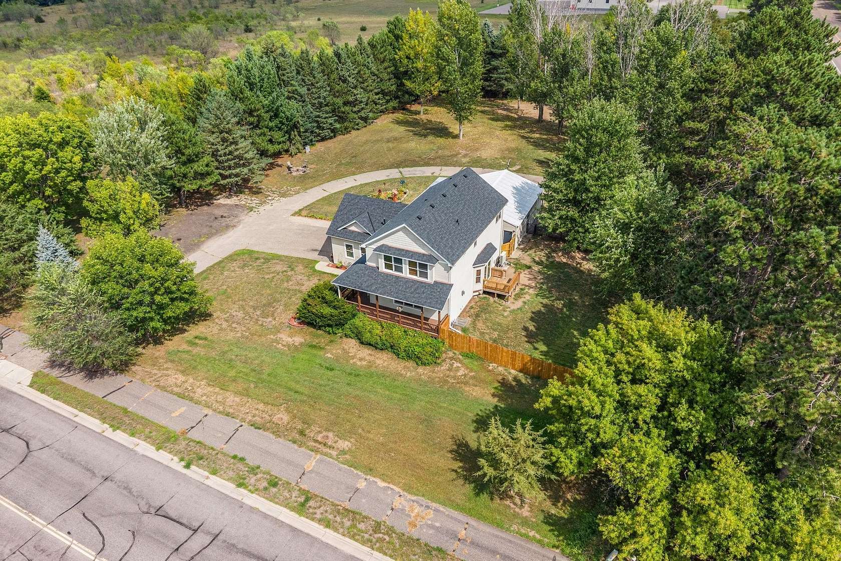2.5 Acres of Land with Home for Sale in Zimmerman, Minnesota