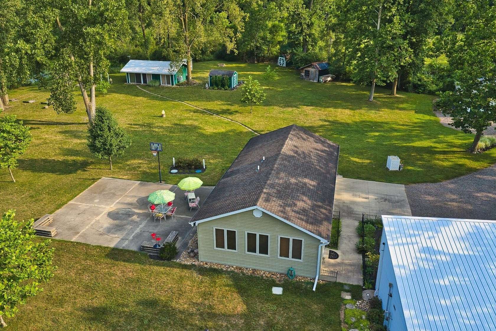 26 Acres of Recreational Land with Home for Sale in Union City, Michigan