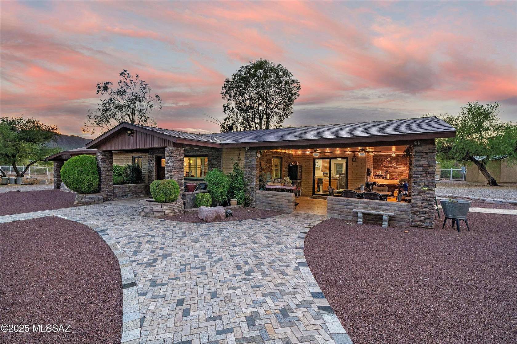 5.74 Acres of Land with Home for Sale in Winkelman, Arizona