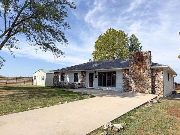42.5 Acres of Agricultural Land with Home for Sale in Mountain Grove, Missouri