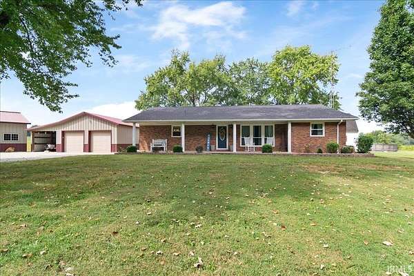 1.5 Acres of Land with Home for Sale in Oakland City, Indiana