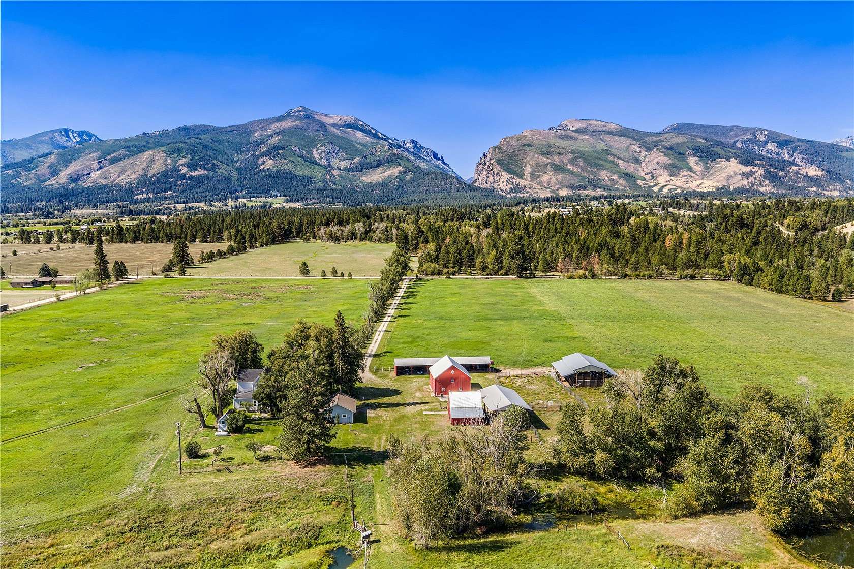 68.4 Acres of Land with Home for Sale in Hamilton, Montana
