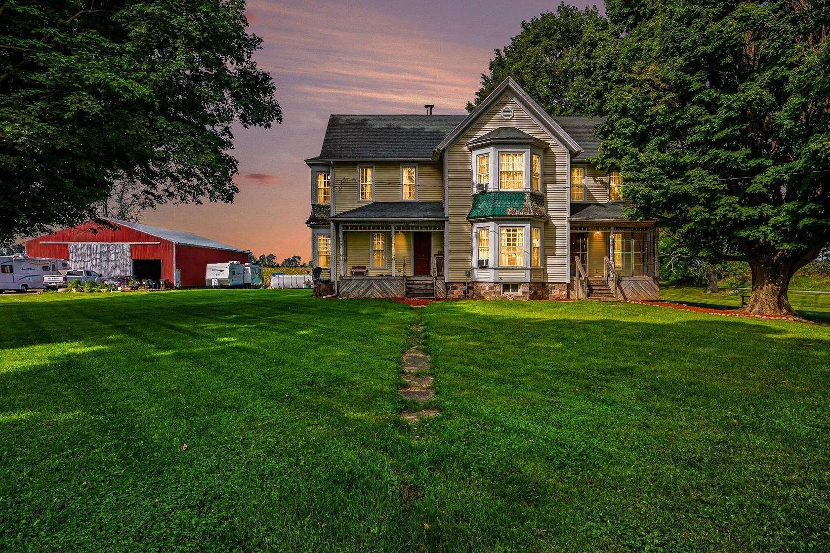 5 Acres of Land with Home for Sale in Albion, Michigan