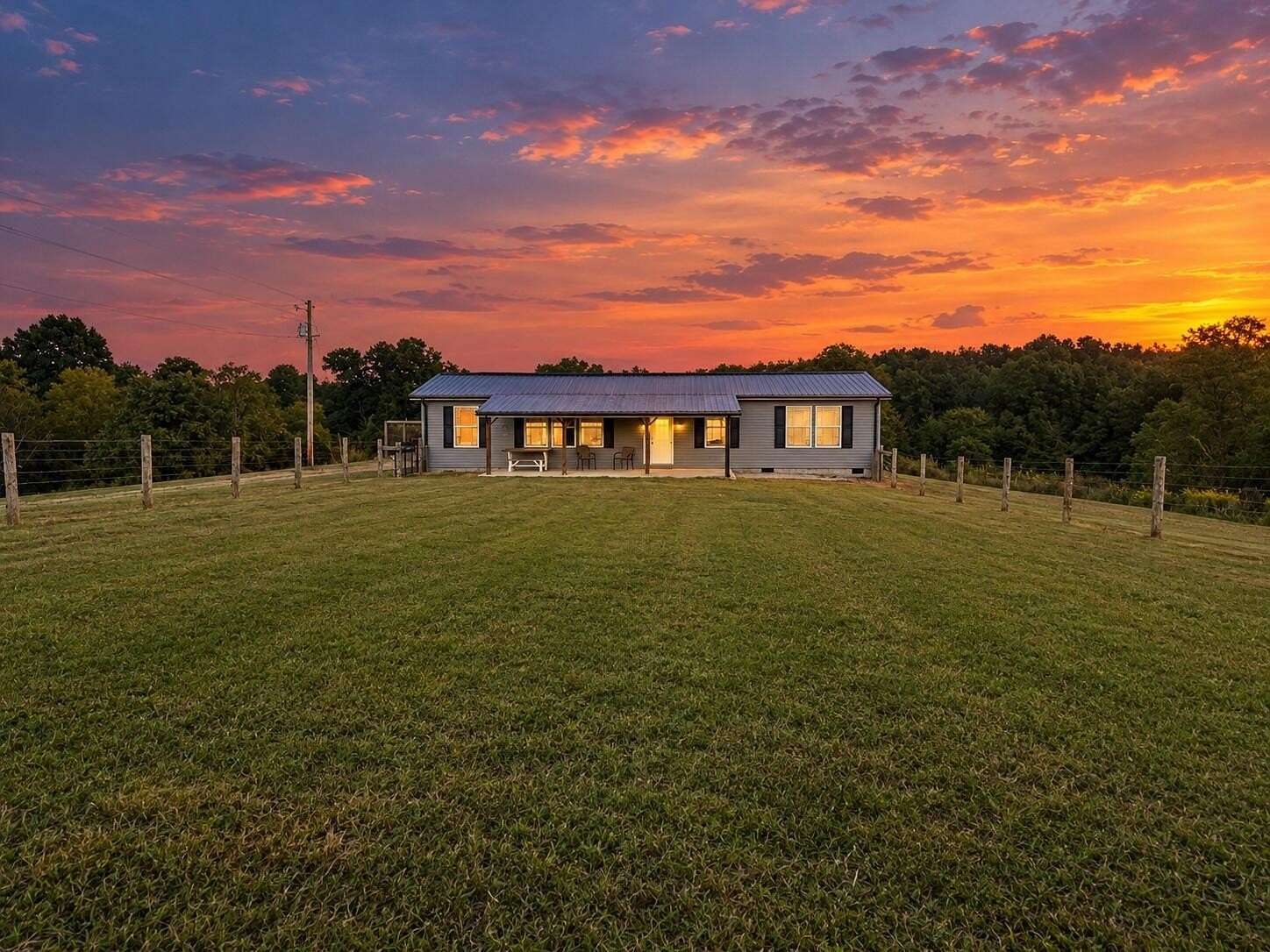 11 Acres of Land with Home for Sale in Berry, Kentucky