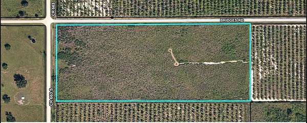 20 Acres of Recreational & Residential Land for Sale in Ona, Florida