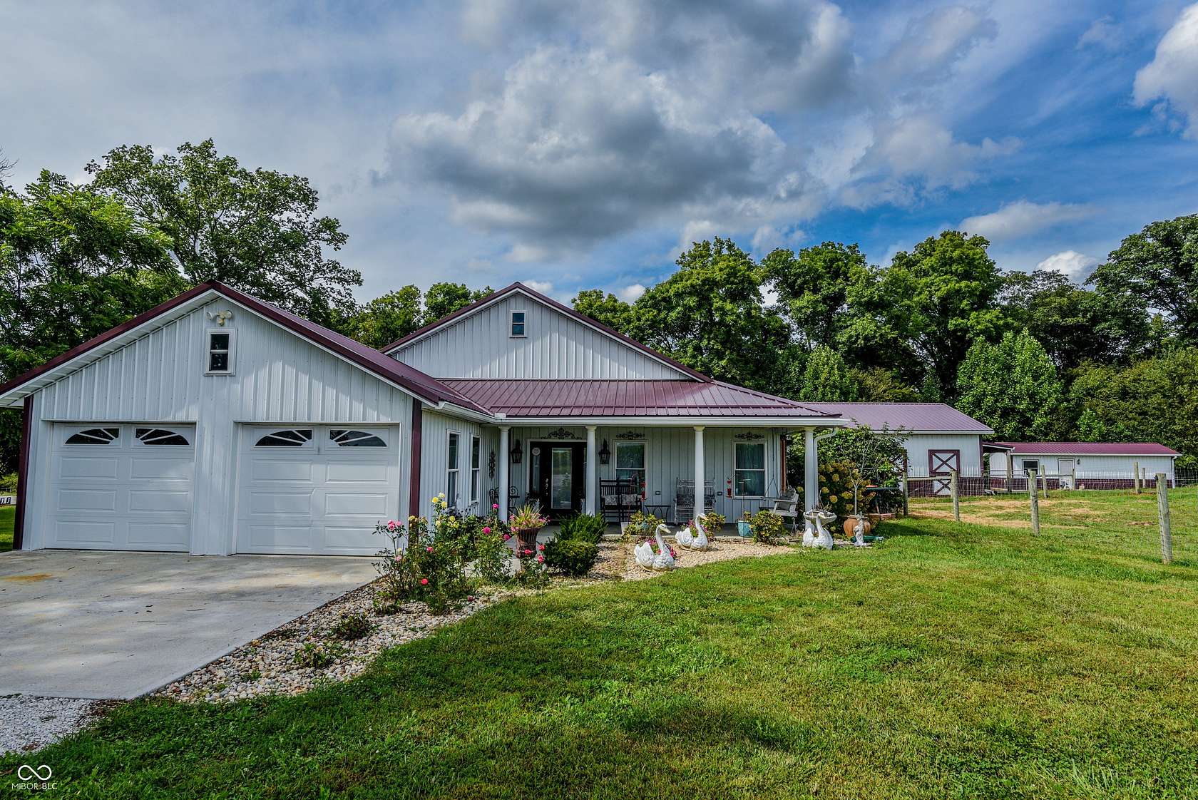 5.3 Acres of Land with Home for Sale in Bainbridge, Indiana