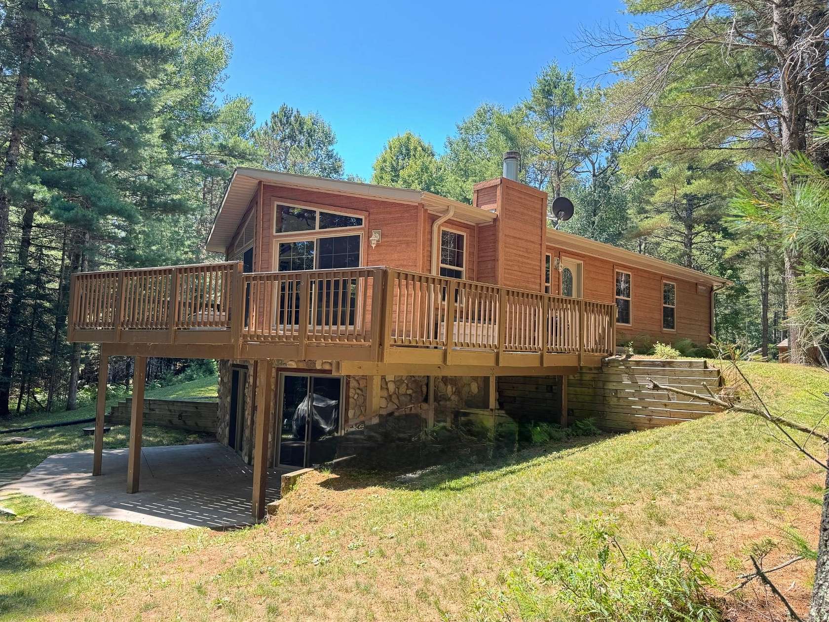 2.3 Acres of Land with Home for Sale in Hazelhurst, Wisconsin