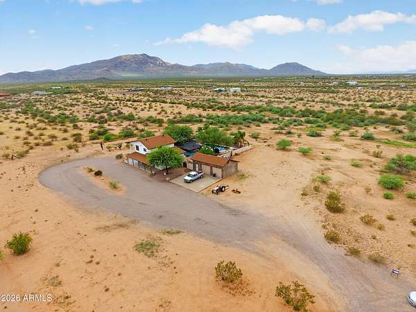 20 Acres of Agricultural Land with Home for Sale in Aguila, Arizona