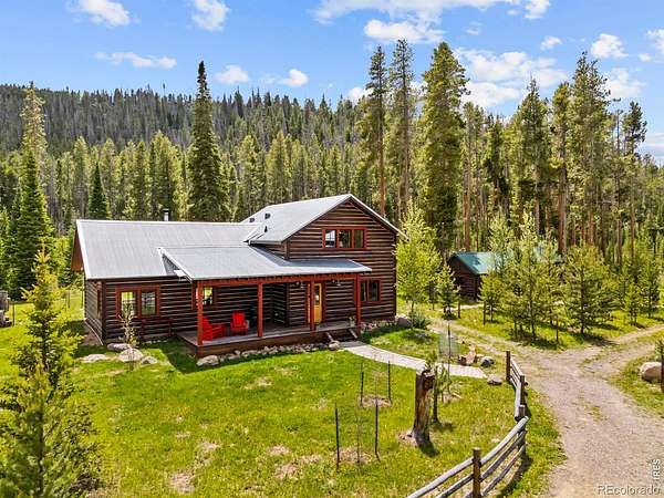 160 Acres of Land with Home for Sale in Red Feather Lakes, Colorado