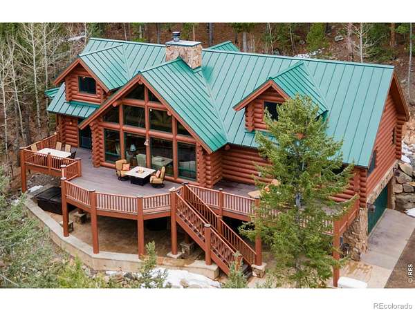 5 Acres of Land with Home for Sale in Estes Park, Colorado