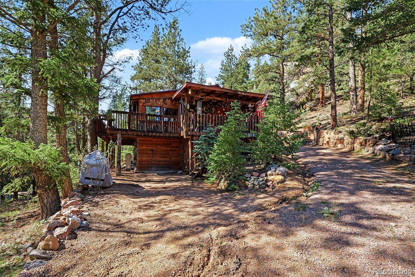 12.8 Acres of Recreational Land with Home for Sale in Pine Grove, Colorado