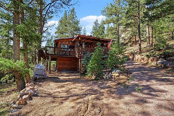 12.8 Acres of Recreational Land with Home for Sale in Pine Grove, Colorado