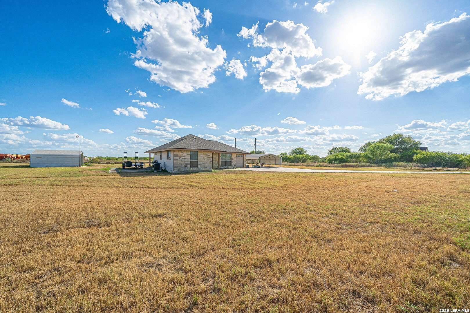 4.9 Acres of Land with Home for Sale in Adkins, Texas