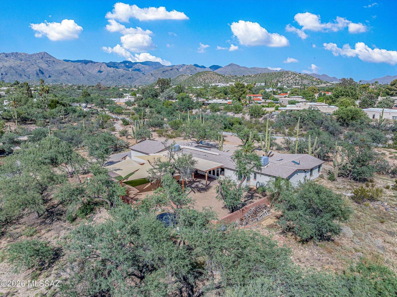 4 Acres of Land with Home for Sale in Tucson, Arizona