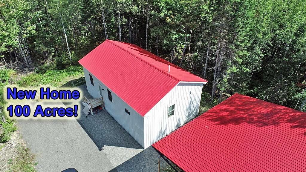 100 Acres of Land with Home for Sale in Littleton, Maine