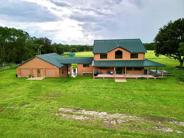 10.2 Acres of Land with Home for Sale in Dade City, Florida