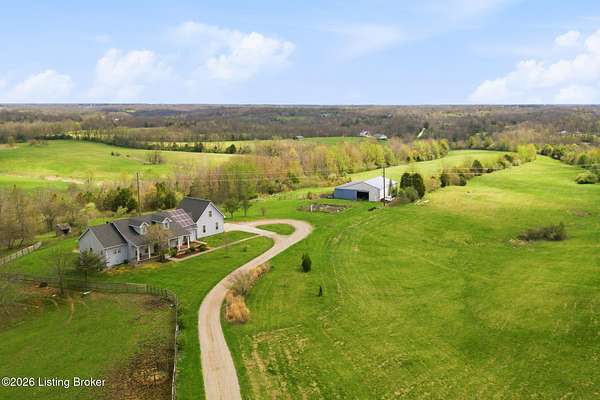33 Acres of Recreational Land with Home for Sale in Pendleton, Kentucky