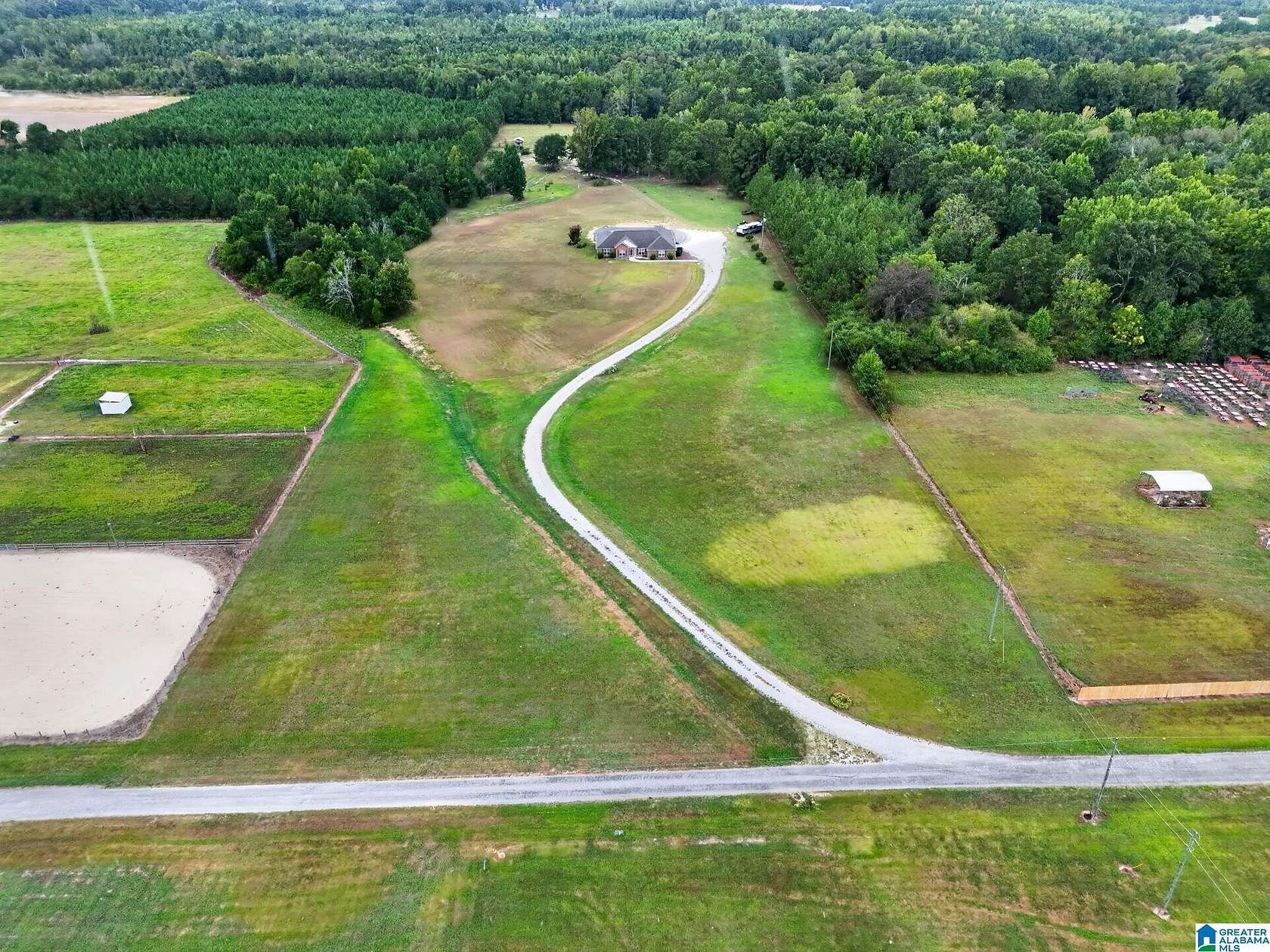 11.2 Acres of Land with Home for Sale in Clanton, Alabama