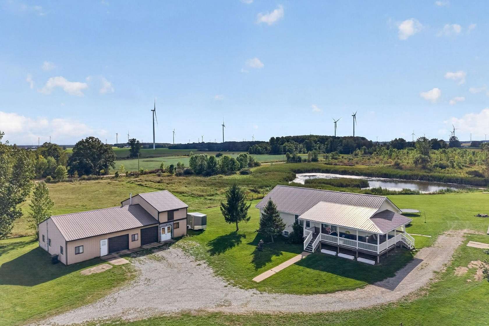 10 Acres of Land with Home for Sale in Rosebush, Michigan