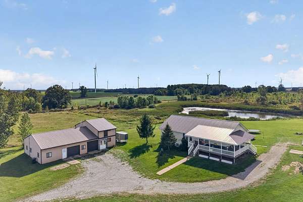 10 Acres of Land with Home for Sale in Rosebush, Michigan