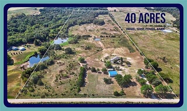 40 Acres of Land with Home for Sale in Holdenville, Oklahoma