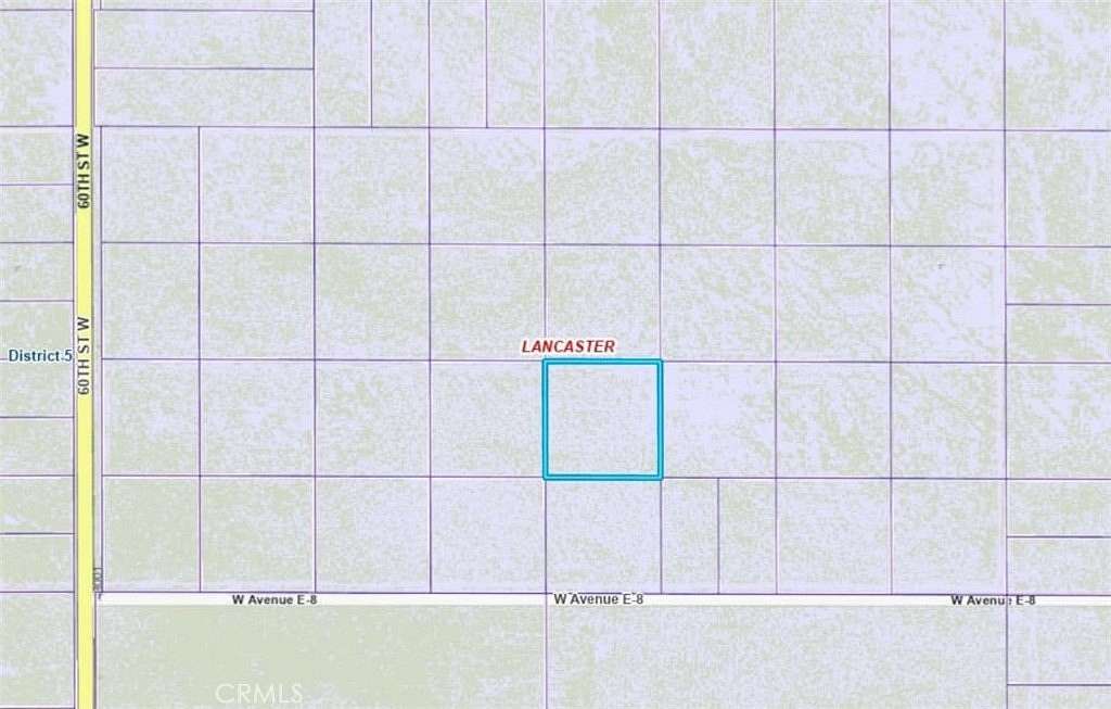 2.5 Acres of Land for Sale in Lancaster, California