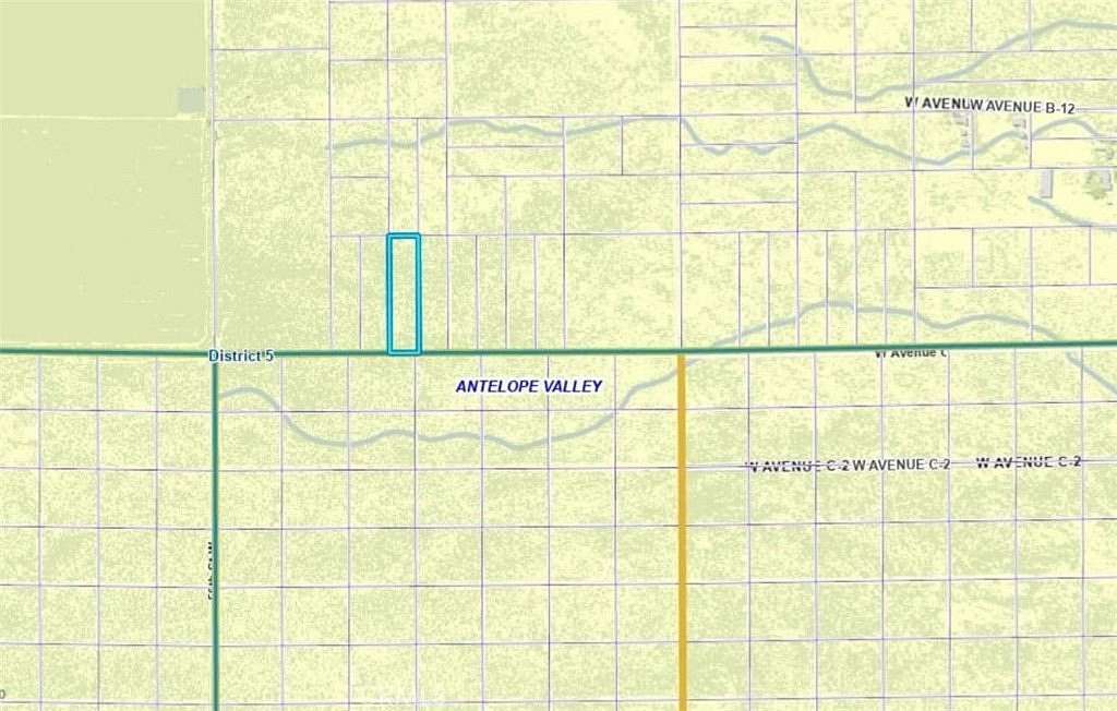 2.5 Acres of Land for Sale in Lancaster, California