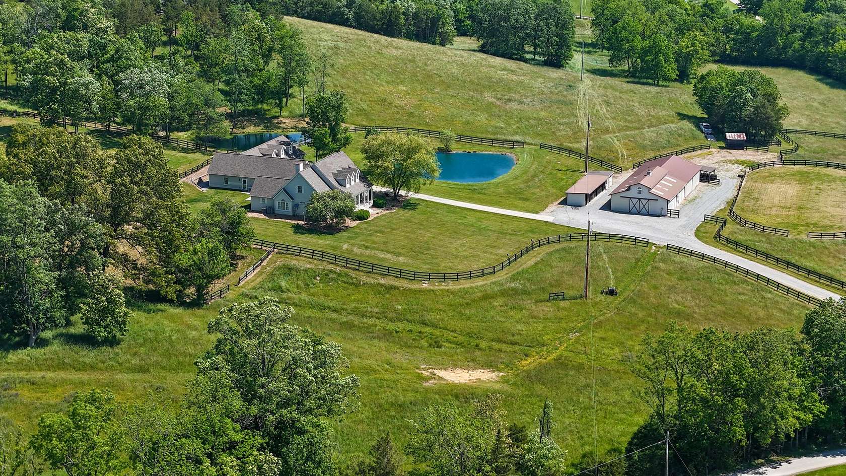 40.3 Acres of Land with Home for Sale in Sadieville, Kentucky