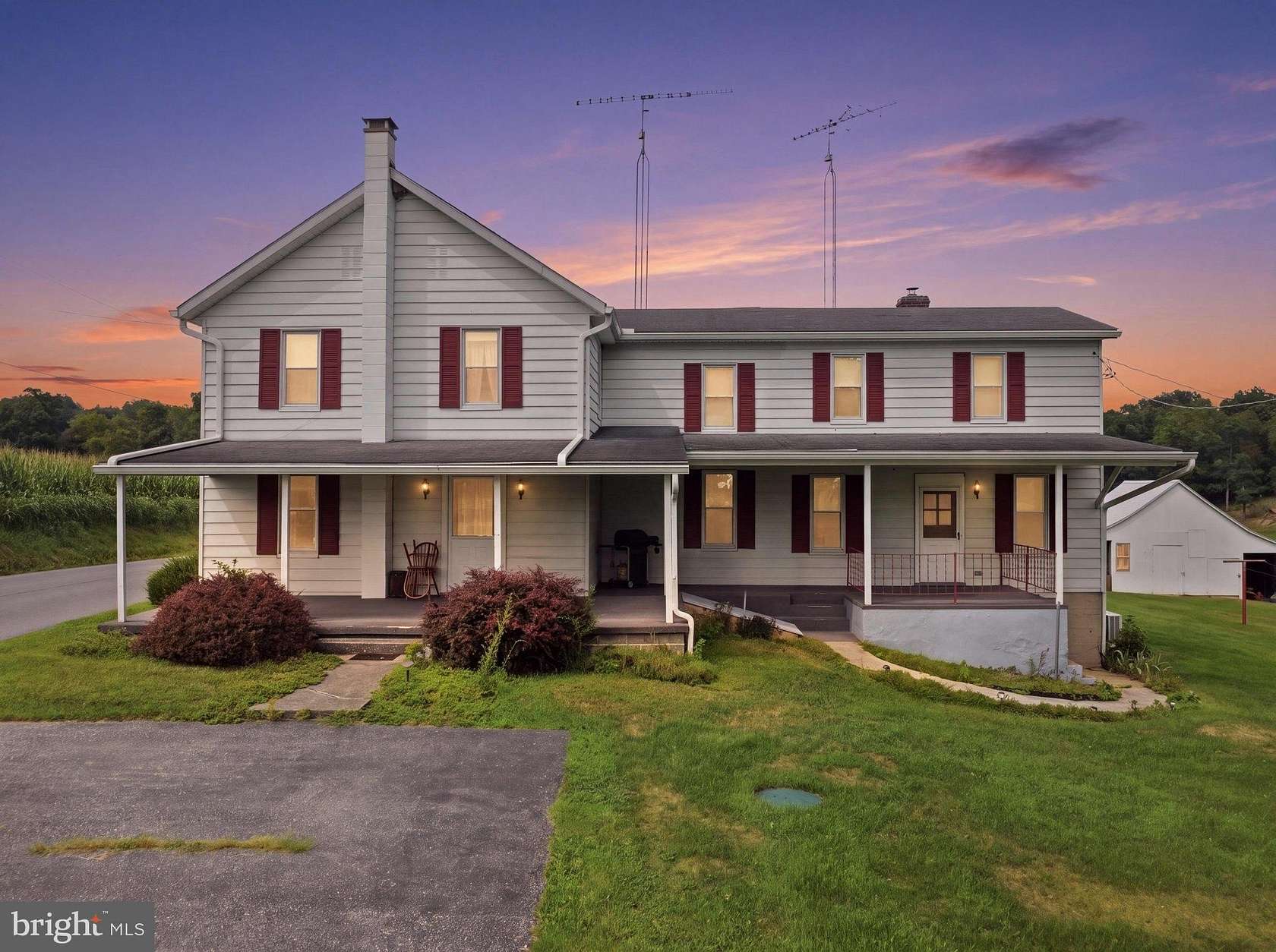 21 Acres of Land with Home for Sale in Greencastle, Pennsylvania