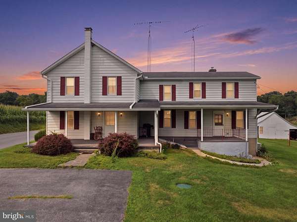 21 Acres of Land with Home for Sale in Greencastle, Pennsylvania