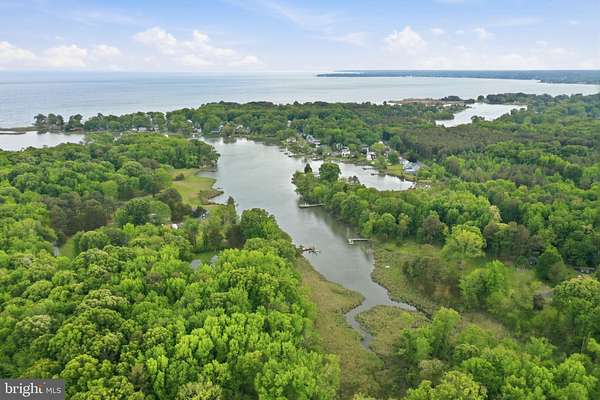 13.8 Acres of Land with Home for Sale in Deale, Maryland