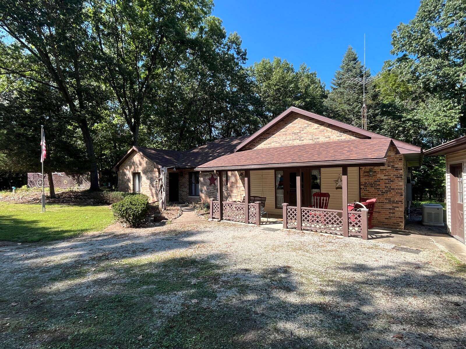 38 Acres of Land with Home for Auction in Cayuga, Indiana