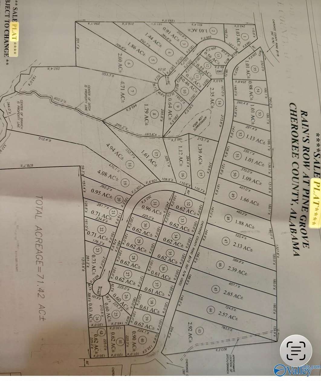 1.66 Acres of Residential Land for Sale in Centre, Alabama