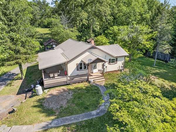 3.65 Acres of Land with Home for Sale in Franklin, North Carolina