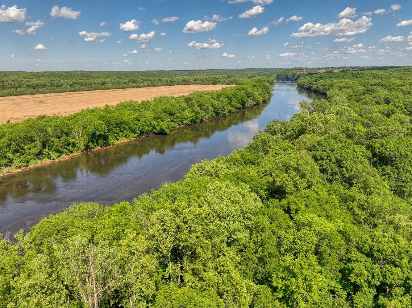 47.5 Acres of Recreational Land with Home for Sale in Powhatan, Virginia
