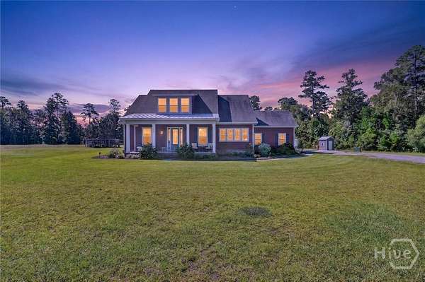 13.6 Acres of Land with Home for Sale in Richmond Hill, Georgia