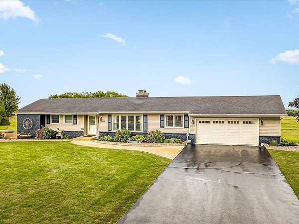 5 Acres of Land with Home for Sale in Stillman Valley, Illinois