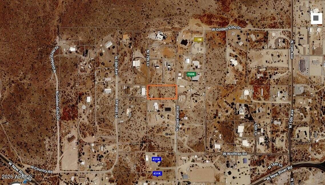 1.16 Acres of Residential Land for Sale in New River, Arizona