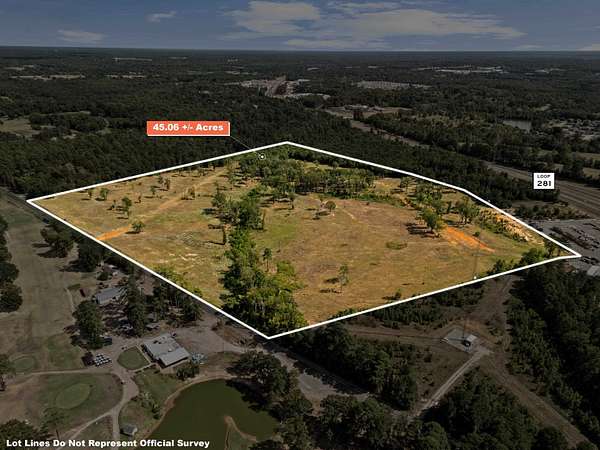 45 Acres of Mixed-Use Land for Sale in Longview, Texas