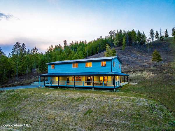 5 Acres of Land with Home for Sale in Naples, Idaho