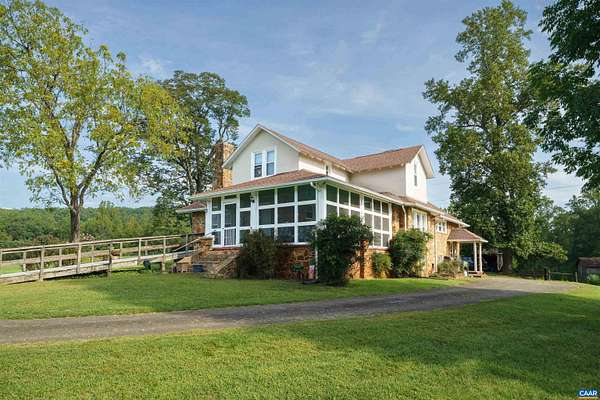 9.87 Acres of Land with Home for Sale in North Garden, Virginia