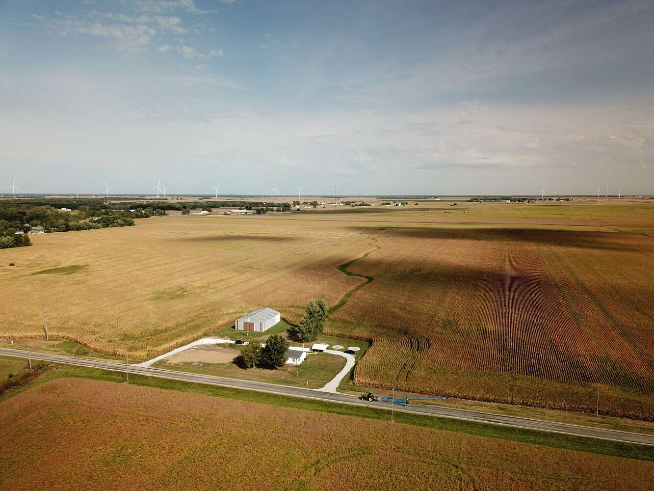 38.6 Acres of Agricultural & Residential Land for Sale in Palmyra, Illinois