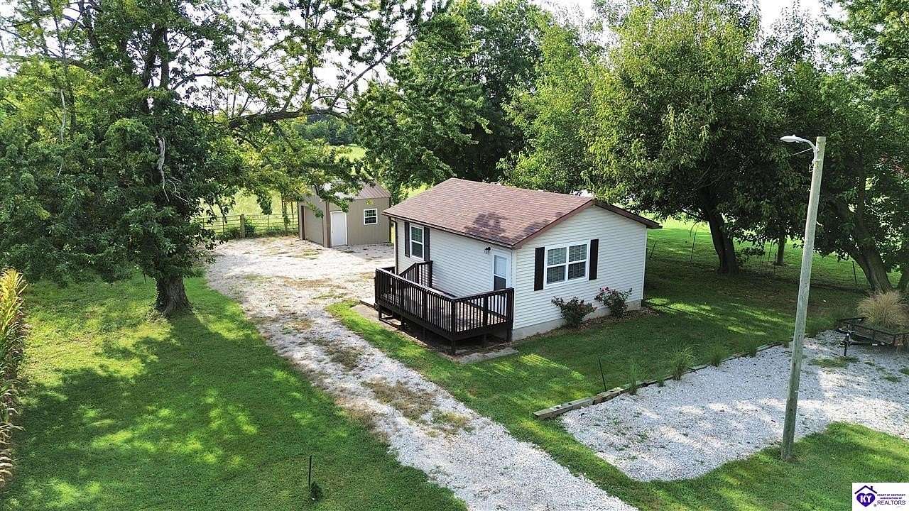 7.84 Acres of Land with Home for Sale in Hodgenville, Kentucky