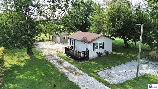7.84 Acres of Land with Home for Sale in Hodgenville, Kentucky