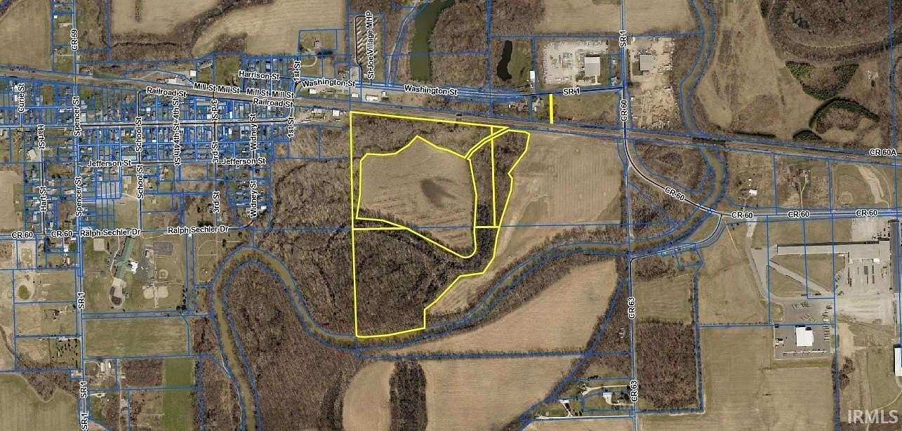 34.9 Acres of Recreational Land for Sale in St. Joe, Indiana