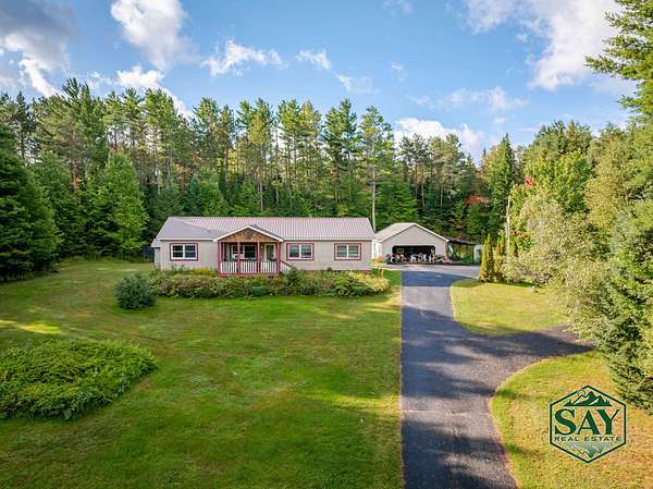 4 Acres of Land with Home for Sale in Saranac Lake, New York