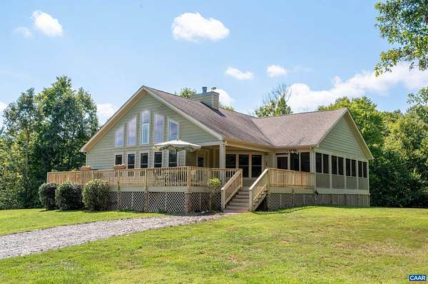 22.8 Acres of Land with Home for Sale in Palmyra, Virginia