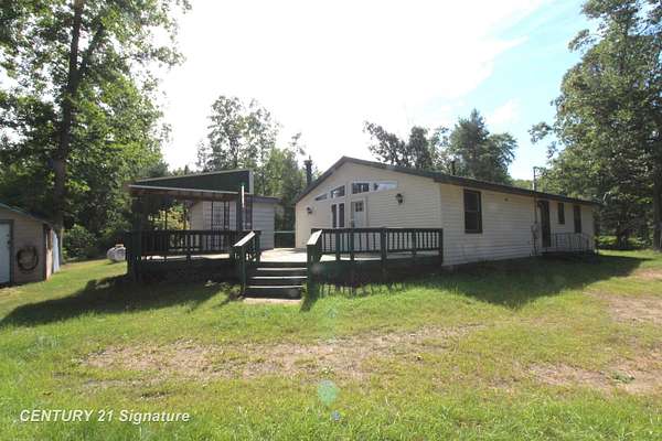 21.5 Acres of Recreational Land with Home for Sale in Hale, Michigan