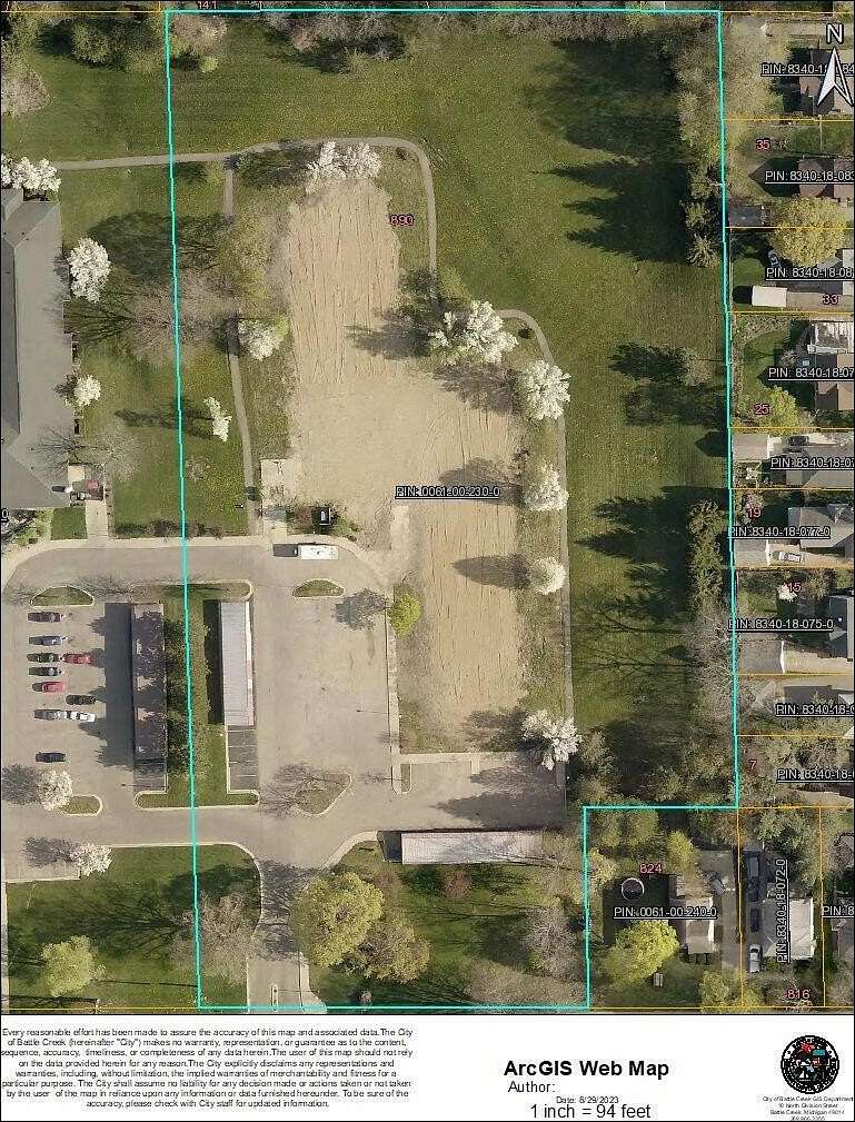 5.17 Acres of Mixed-Use Land for Sale in Battle Creek, Michigan