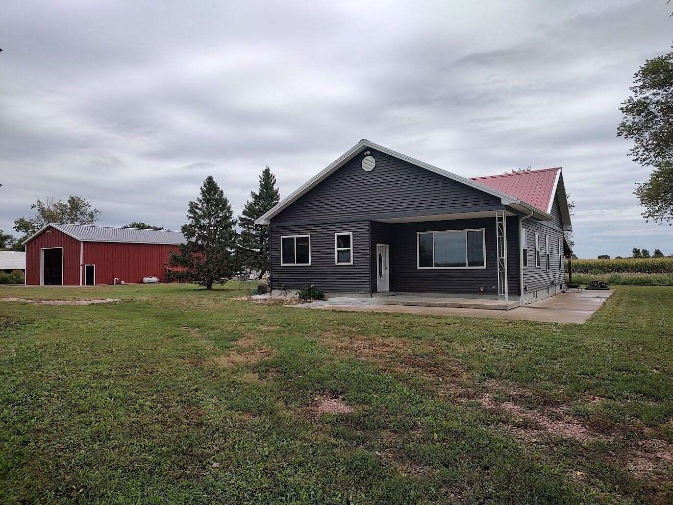 7 Acres of Land with Home for Sale in Whiting, Iowa
